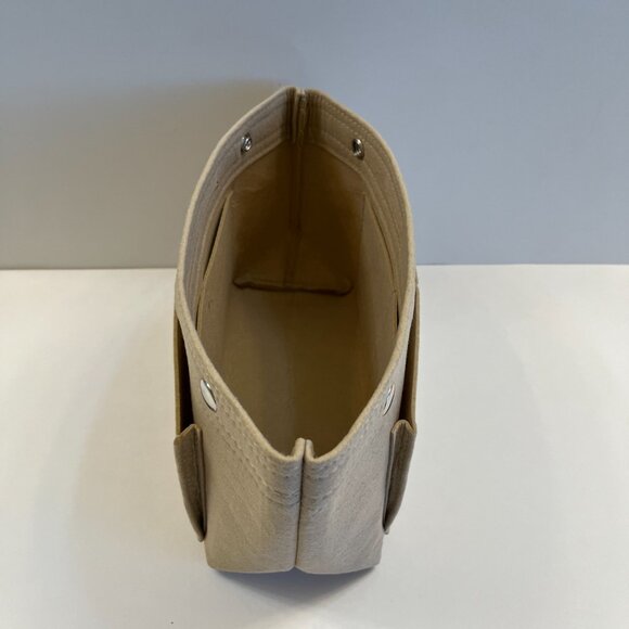 Insert/Organizer- Designer Handbags/Totes -Bright Khaki Style 3- Snap - NWT - Picture 7 of 10